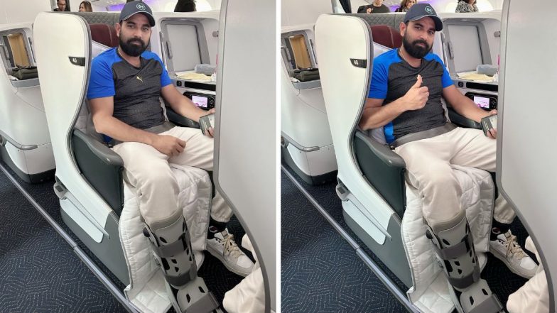 Shami Returns to India After Surgery: सफल सर्जरी के बाद भारत लौटे मोहम्मद शमी, सपोर्ट के लिए चाहने वाले को पेसर ने किया शुक्रिया अदा, देखें पोस्ट