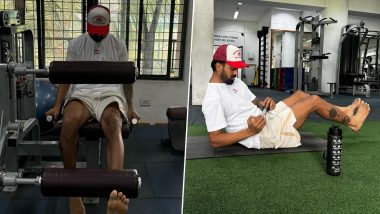 KL Rahul Training At NCA: एनसीए में रिकवरी के लिए कड़ी ट्रेनिंग कर रहे केएल राहुल, सोशल मीडिया पर शेयर कीं तस्वीरें