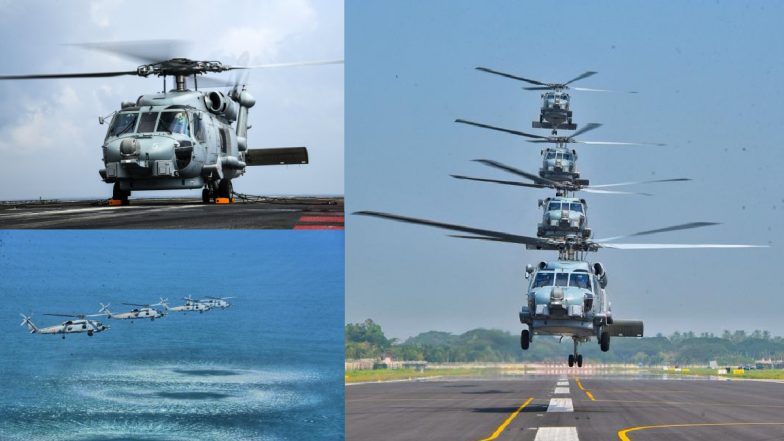 Indian Navy Power: थर-थर कांपेंगे भारत के दुश्मन! नौसेना को मिलेंगे आधुनिक MH-60R सीहॉक हेलीकॉप्टर, देखें शानदार तस्वीरें