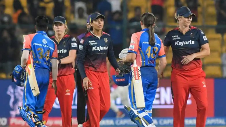 MI-W vs RCB-W, WPL 2024 Eliminator Live Score Updates: रॉयल चैलेंजर्स बैंगलोर की आधी बल्लेबाजी लौटीं पवेलियन, नेट साइवर-ब्रंट ने सोफी मोलिनक्स को किया आउट