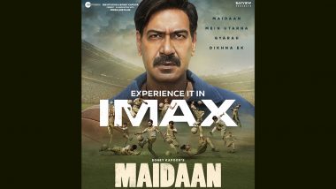 Maidaan: अजय देवगन की 'मैदान' का दमदार पोस्टर हुआ रिलीज, IMAX में देखने का मिलेगा मौका (View Pic)