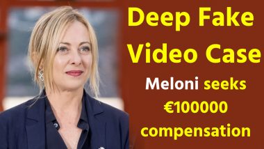 इटली की PM मेलोनी डीपफेक की हुई शिकार, पोर्न साइट पर डाली अश्लील वीडियो, प्रधानमंत्री ने ठोंका 91 लाख रुपये का मुकदमा