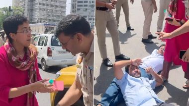 पार्टी ऑफिस के बाद,अब घर जाने से भी रोकने पर दिल्ली पुलिस से आप की मंत्री आतिशी की बहस -Video