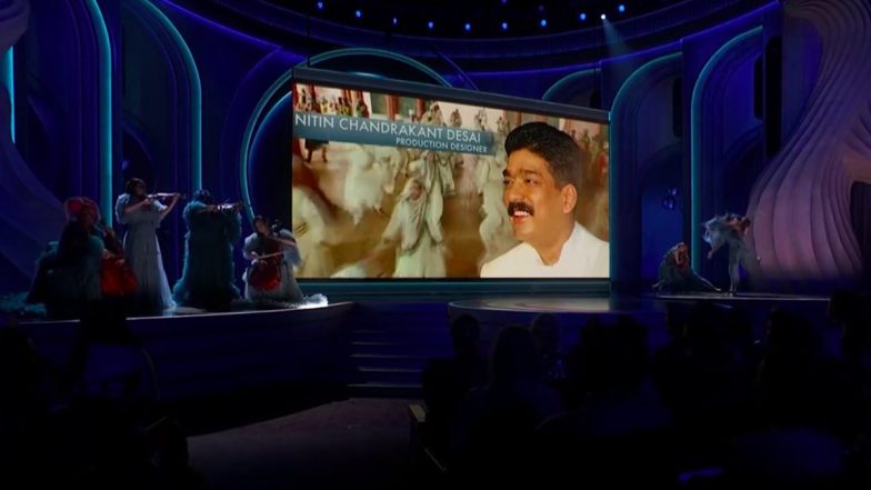 Oscars 2024: आर्ट डायरेक्टर Nitin Desai को 96वें अकादमी अवॉर्ड्स में याद करते हुए दी गई श्रद्धांजलि (View Pic)