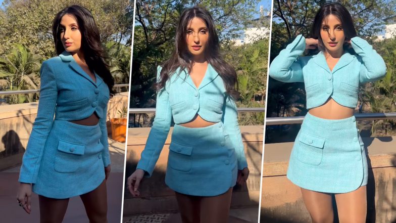 Nora Fatehi ने स्टायलिश आउटफिट में दिए सेक्सी पोज, एक्ट्रेस की कातिल अदाओं ने यूजर्स को किया घायल (Watch Video)