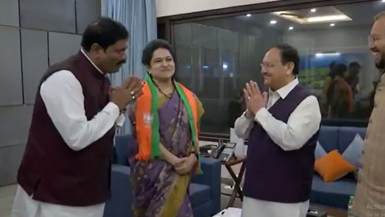 Padmaja Venugopal Joins BJP: केरल में कांग्रेस को बड़ा झटका, पूर्व सीएम के करुणाकरण की बेटी पद्मजा वेणुगोपाल बीजेपी में शामिल- VIDEO