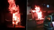 UP Shocker: प्रयागराज में बेटी की सुसाइड पर भड़के मायके वालों ने फूंका ससुराल वालों का घर, सास-ससुर की जिंदा जलकर मौत- VIDEO