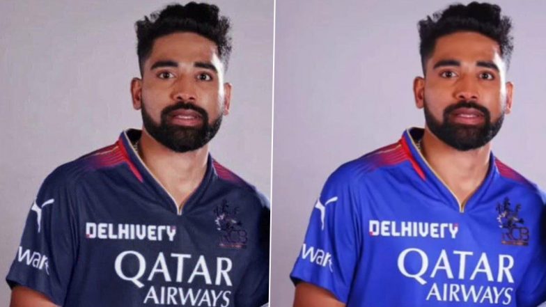RCB New Jersey Leaked? अनबॉक्स इवेंट से पहले लीक हुई IPL के लिए आरसीबी की न्यू जर्सी, यहां जानें मोहम्मद सिराज की वायरल तस्वीर की सच्चाई