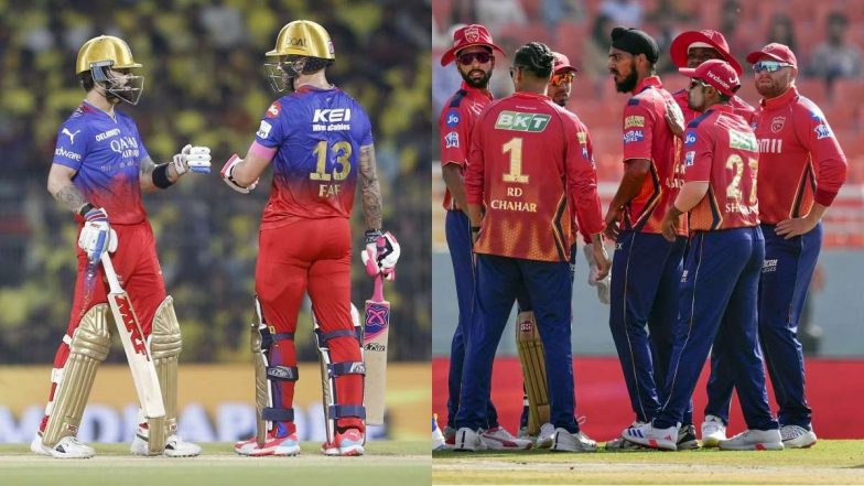RCB vs PBKS, IPL 2024 6th Match Head To Head: आज आरसीबी और पंजाब किंग्स के बीच होगी कांटे की टक्कर, देखें हेड टू हेड आकंड़े
