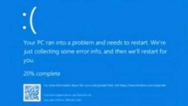 Windows 11 Blue Screen Error: विंडोज 11 के नए अपडेट में 'ब्लू स्क्रीन' की समस्या, यूजर्स ने की शिकायत (View Tweet)