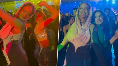 Rihanna ने Janhvi Kapoor के साथ 'झिंगाट' गाने में लगाए देसी ठुमके, सोशल मीडिया पर वायरल हुआ वीडियो(Watch Video)