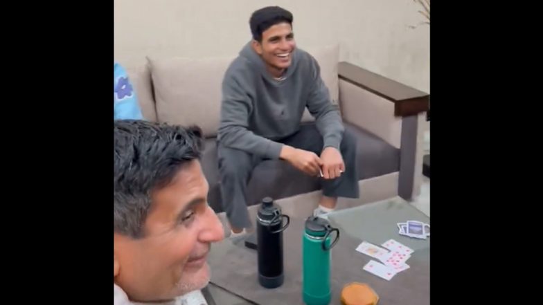 Shubman Gill Playing Card With Family: IPL पहले घर पर फुर्सत का पल बीता रहे  शुभमन गिल, परिवार के साथ कार्ड खेलते नजर आए बल्लेबाज, देखें वीडियो