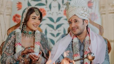 Surbhi Chandna Ties the Knot with Karan Sharma: टीवी अदाकारा सुरभि चंदना ने रचाई करण शर्मा संग शादी, शेयर कीं खूबसूरत तस्वीरें (View Pics)