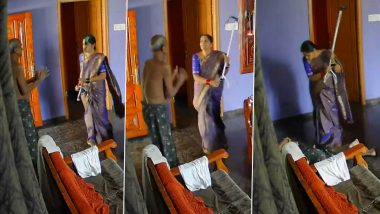 Karnataka Shocker: कलयुगी बहु का अत्याचार, बुजुर्ग ससुर को बुरी तरह पीटा, CCTV कैमरे में कैद हुई करतूत | Video