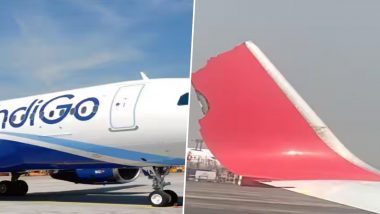 Wing-to-Wing Collision Between 2 Planes: कोलकाता एयरपोर्ट पर आपस में टकराए इंडिगो और एयर इंडिया के विमानों के पंख