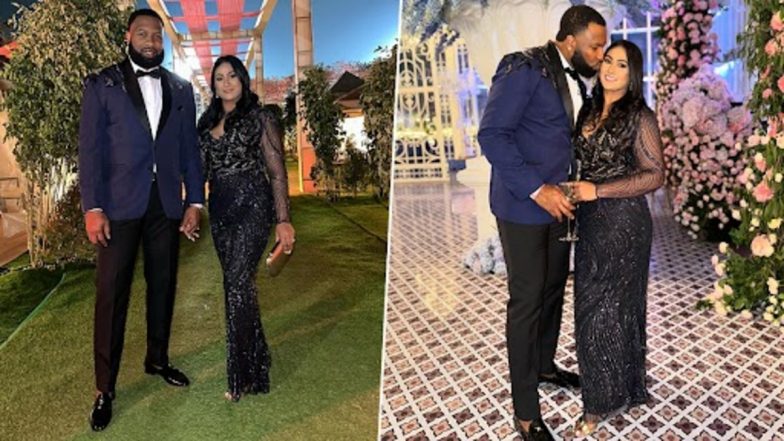 Anant- Radhika&nbsp;Pre Wedding:&nbsp;पीएसएल मैच छोड़ पत्नी के साथ अनंत अंबानी- राधिका मर्चेंट की प्रीवेडिंग सेरमोनी में पहुंचें&nbsp;कीरोन पोलार्ड, देखें कपल की खूबसूरत फोटो&nbsp;