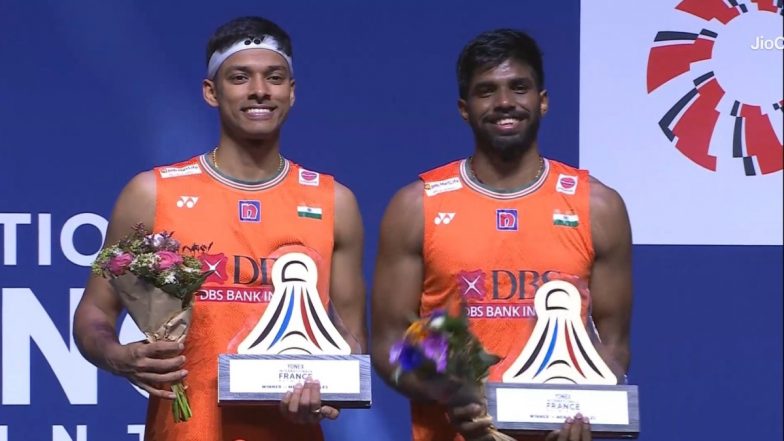 French Open Badminton Tournament: भारत के सात्विकसाईराज रंकीरेड्डी और चिराग शेट्टी ने रचा इतिहास, फ्रेंच ओपन बैडमिंटन टूर्नामेंट का युगल खिताब जीता