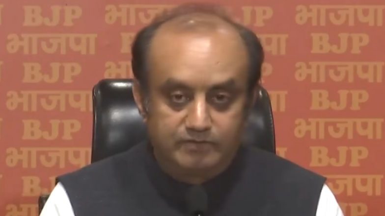 कांग्रेस के मेनिफेस्टो पर बीजेपी के नेता सुधांशु त्रिवेदी का निशाना, कहा -घोषणापत्र में जो जल प्रबंधन की फोटो है, वो न्यूयॉर्क की बफेलो नदी की है - Video
