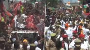 Uttar Pradesh: सहारनपुर में कांग्रेस नेता प्रियंका गांधी के रोड शो में उमड़ा जनसैलाब -Video
