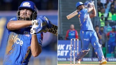 MI vs DC, IPL 2024 20th Match: मुंबई इंडियंस ने दिल्ली कैपिटल्स के सामने रखा 235 रनों का विशाल लक्ष्य, रोहित शर्मा के बाद रोमारियो शेफर्ड ने लूटी महफिल