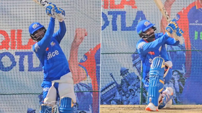 Jasprit Bumrah Batting Practice In Nets: जसप्रीत बुमराह ने नेट में की जमकर की बैटिंग प्रैक्टिस, देखें वीडियो