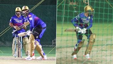 RR के खिलाफ IPL 2024 मैच से पहले RCB के नेट्स सत्र में Mohammed Siraj ने की बल्लेबाजी, लगाए शानदार छक्के, देखें वीडियो
