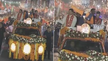 Jabalpur: पीएम मोदी का मध्यप्रदेश में जोरदार स्वागत, रोड शो में उमड़े हजारों बीजेपी समर्थक -Video