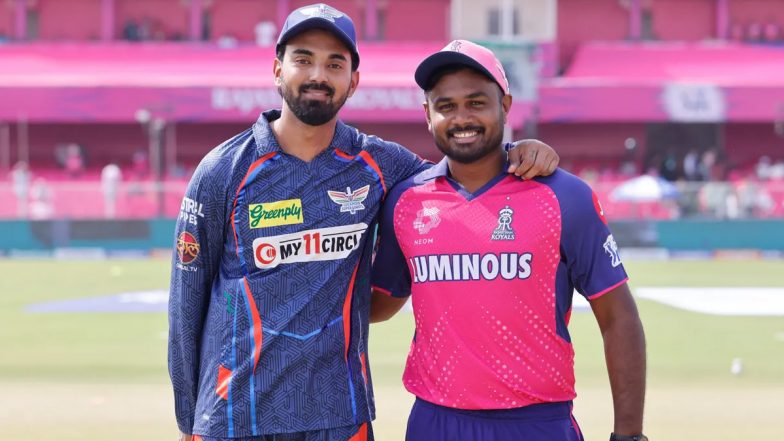 LSG vs RR, IPL 2024 44th Match Live Score Update: राजस्थान रॉयल्स के कप्तान संजू सैमसन ने जीता टॉस, लखनऊ सुपर जायंट्स को दिया पहले बल्लेबाजी करने का न्योता