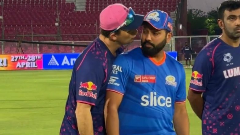 Shane Bond Tries Kissing Rohit Sharma: प्रशिक्षण सत्र के दौरान शेन बॉन्ड ने रोहित शर्मा को चूमने की कोशिश की, देखें वीडियो