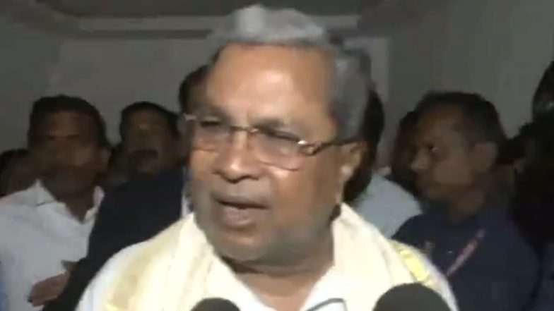 Karnataka:बीजेपी को 200 से 220 सीटें मिल सकती है, इसलिए वे रणनीति के तहत 400 का नारा दे रहें है - सीएम सिद्धारमैया :Video