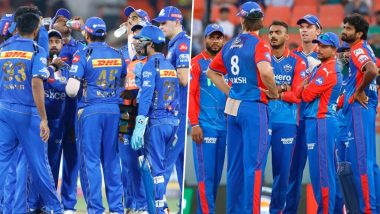 DC vs MI, IPL 2024 43th Match: आईपीएल इतिहास में दिल्ली कैपिटल्स और मुंबई इंडियंस का एक-दूसरे के खिलाफ कुछ ऐसा रहा है प्रदर्शन, यहां देखें दोनों टीमों के आकंड़े