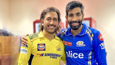 Jasprit Bumrah Meets MS Dhoni: IPL 2024 में MI vs CSK मैच के बाद एमएस धोनी से मिले जसप्रित बुमराह, शेयर की तस्वीर, देखें पोस्ट