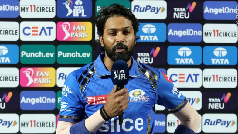 IPL 2024: 'लक्ष्य का पीछा करते हुए साझेदारी बनाने में विफल रहे', कोलकाता से मिली हार के बाद बोले हार्दिक पंड्या