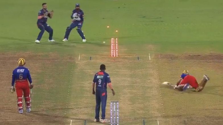 Nicholas Pooran Run Out Video: निकोलस पूरन ने लॉन्ग ऑफ से मयंक डागर को रन आउट करने के लिए लगाया परफेक्ट डायरेक्ट हिट, देखें वीडियो