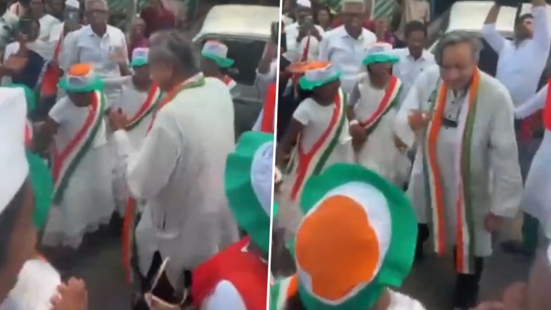 VIDEO: शशि थरूर ने चुनाव प्रचार के दौरान 'जय हो, जय हो' गाने पर किया डांस, कांग्रेस ने तिरुवनंतपुरम से बनाया है उम्मीदवार