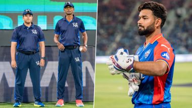 Rishabh Pant Argues With Umpire: वाइड बॉल रिव्यू को लेकर ऋषभ पंत ने अंपायर रोहन पंडित से बहस की, वीडियो हुआ वायरल