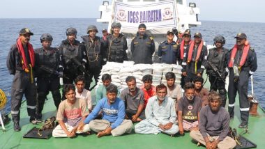 Coast Guard Operation: गुजरात के समंदर में भारतीय कोस्टगार्ड का बड़ा ऑपरेशन, 600 करोड़ का ड्रग्स जब्त