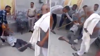 Haryana News: नूंह हिंसा के आरोपी बिट्टू बजरंगी ने युवक पर बरसाए डंडे, घटनास्थल पर मौजूद पुलिसकर्मी बना तमाशबीन- VIDEO