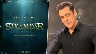 Eid के मौके पर सलमान ने किया अपनी अगली फिल्म 'Sikander' का ऐलान