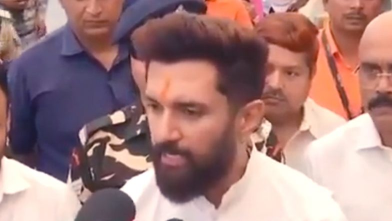 Chirag Paswan's Security: केंद्रीय मंत्री चिराग पासवान की बढ़ाई गई सुरक्षा, गृह मंत्रालय से मिली Z कैटेगरी की सिक्योरिटी
