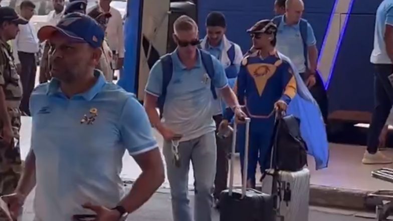 Ishan Kishan Wears Superhero Outfit: मुंबई एयरपोट पर सुपरहीरो के कॉस्ट्यूम में दिखे ईशान किशन, वीडियो हुआ वायरल