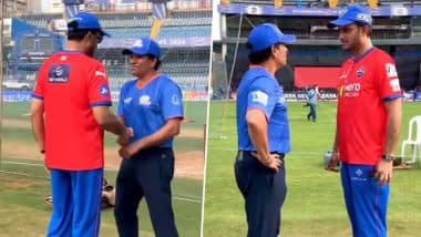 Sourav-Sachin Friendship: सौरव गांगुली पूर्व भारतीय टीम के साथी सचिन तेंदुलकर से की मुलाकात, दोनों ने दोस्ताना बातचीत की, देखें वीडियो