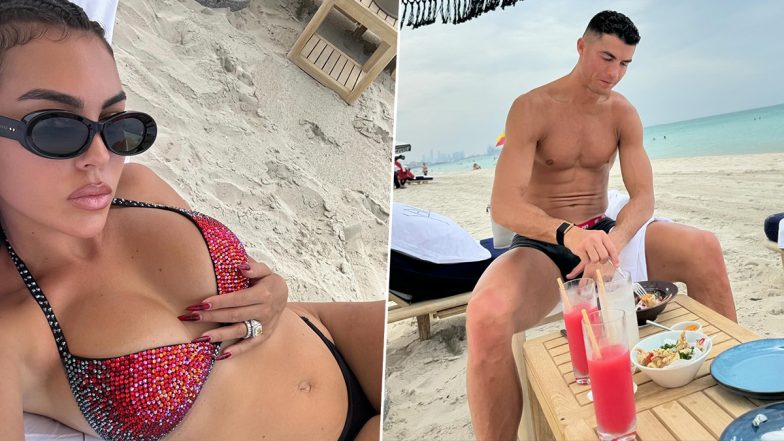 Ronaldo Vacation With Girlfriend: क्रिस्टियानो रोनाल्डो ने गर्लफ्रेंड जॉर्जीना रोड्रिग्ज के साथ बिच पर बिताएं शानदार पल, देखें कपल की खुबसूरत तस्वीरें