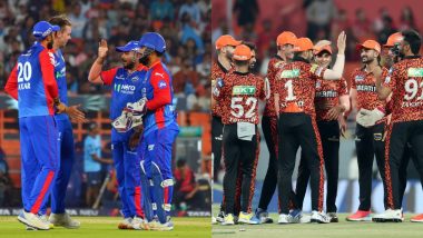 DC vs SRH, IPL 2024 35th Match: आईपीएल इतिहास में दिल्ली कैपिटल्स और सनराइजर्स हैदराबाद का एक-दूसरे के खिलाफ कुछ ऐसा रहा है प्रदर्शन, यहां देखें दोनों टीमों के आकंड़े