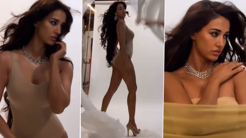 Disha Patani ने कराया आकर्षक फोटोशूट, तीन अलग-अलग लुक्स में गिराई बिजली (Watch Video)