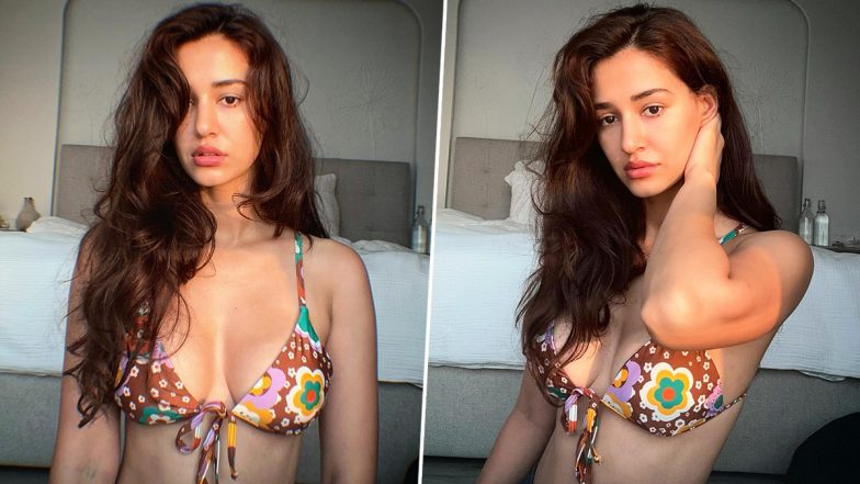 Disha Patani ने प्रिंटेड ब्रालेट पहन सोशल मीडिया पर शेयर की स्टनिंग तस्वीरें, एक्ट्रेस की हॉटनेस ने बढ़ाया तापमान (View Pics)