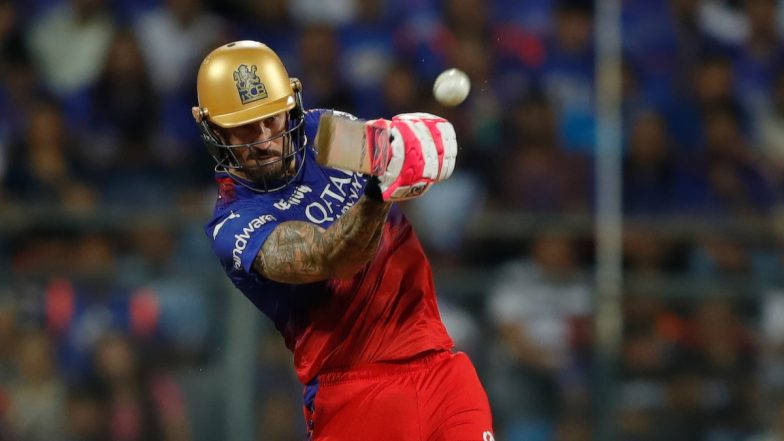 Faf du Plessis Half Century: फाफ डु प्लेसिस ने महज 18 गेंदों पर ठोका अर्धशतक, आरसीबी जीत के करीब