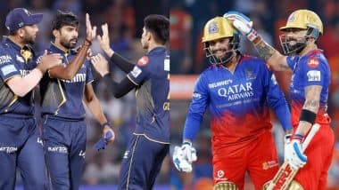 RCB vs GT IPL 2024 Live Streaming: आज शाम रॉयल्स चैलेंजर्स बेंगलुरु की जीत के राह में रोड़ा बनेगी गुजरात टाइटन्स, यहां जानें कब- कहां और कैसे देखें लाइव प्रसारण