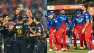 RCB vs GT, IPL 2024 52th Match: आईपीएल इतिहास में रॉयल चैलेंजर्स बेंगलुरु और गुजरात टाइटंस का एक-दूसरे के खिलाफ कुछ ऐसा रहा है प्रदर्शन, यहां देखें दोनों टीमों के आकंड़े
