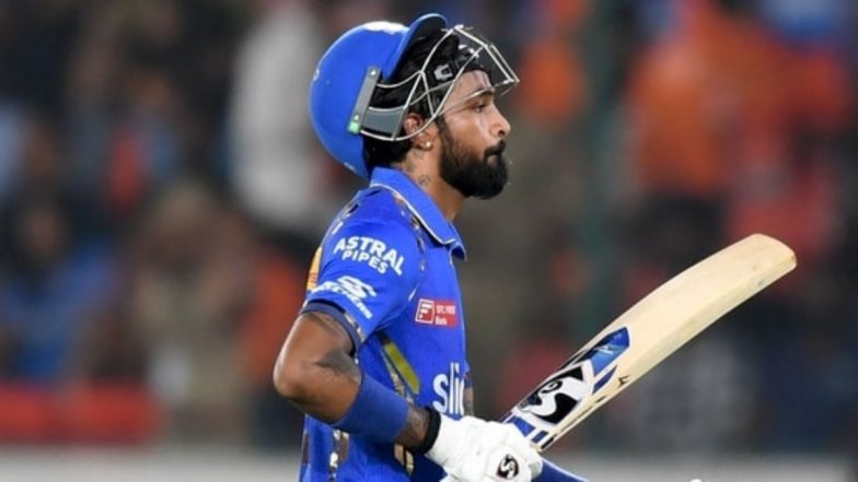 Hardik Pandya Fined: पंजाब किंग्स के खिलाफ मैच में स्लो ओवर रेट के चलते मुंबई के कप्तान हार्दिक पांड्या पर लगा 12 लाख का जुर्माना